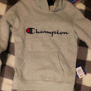 Little Boy Small Champion sweatpants, hoodie, and sweatshirt. New w/tags